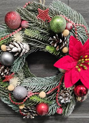 Новорічний декоративний віночок🌲🌲🌲