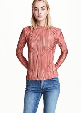 Топ з довгим рукавом стильна блуза брендовий кофта h&m