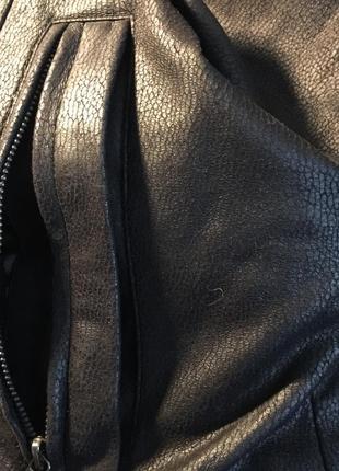 Мужская куртка biaggini 54, утеплённая, кожаная деми, еврозима4 фото