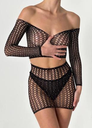 Топ+спідниця 🔥