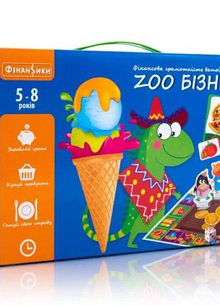 Настольная игра "зообизнес", vladi toys на украинском языке, игра для детей