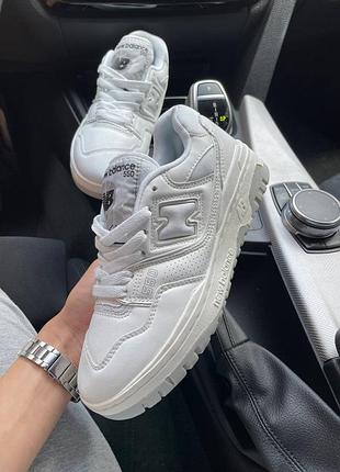 Жіночі кросівки nb new balance bb550hr1 white black red женские кроссовки нью баланс4 фото