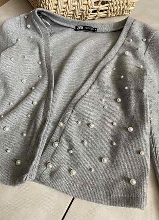 Базовый свитер гольф zara серый лонгслив зара кардиган водолазка в рубчик4 фото