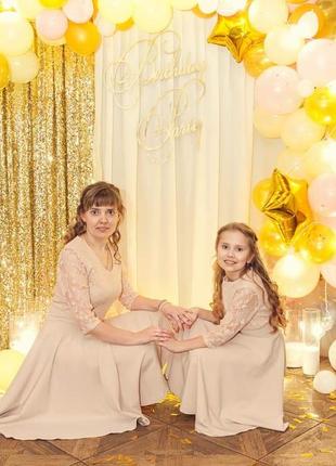 Сукні фемелі лук  ,family look 6міс-1р, 10-12р, s-m  мама2 фото