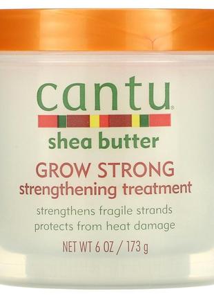 Маска для роста волос cantu shea butter grow strong strengthening treatment, 173 гр.1 фото