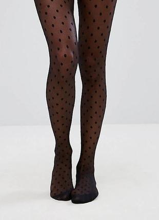 Asos колготы в горошек