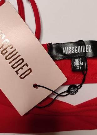 Верх купальника базовый топ бюст лиф бра missguided xs s 70а 70b 75a4 фото