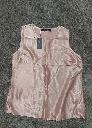 Блуза- майка пудрового кольору