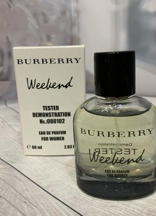 Тестер жіноча парфумована вода burberry weekend for women / барбері вікенд фо вумен/ 60 мл