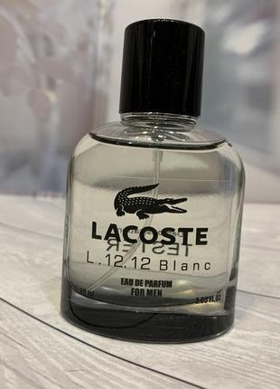 Тестер мужская туалетная вода eau de lacoste l.12.12 blanc / лакост о де л.12.12 бланк белые / 60 ml2 фото