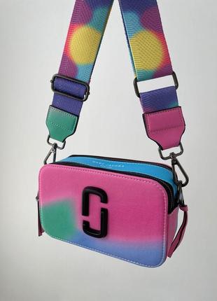 Женская разноцветная сумка через плечо marc jacobs 🆕маленька сумка кросс боди
