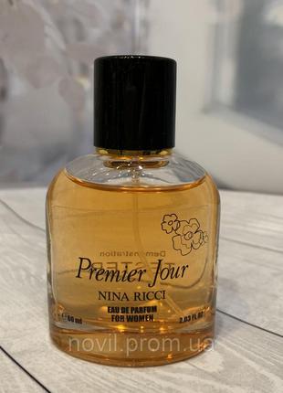 Тестер женская туалетная вода nina ricci premier jour / нина риччи премьер жур / 60 ml. оае2 фото