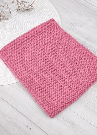 Дитячий шарф для дівчинки 💗 хомут в'язаний