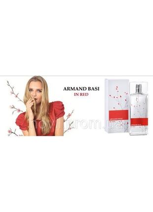 Тестер женской туалетной воды armand basi in red /арманд баси ред/ 60 ml5 фото