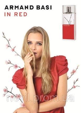 Тестер женской туалетной воды armand basi in red /арманд баси ред/ 60 ml4 фото