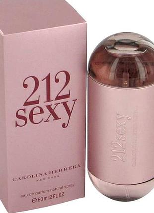 Жіноча туалетна вода 212 sexy carolina herrera/ кароліна еррера сексі 212/100 мл