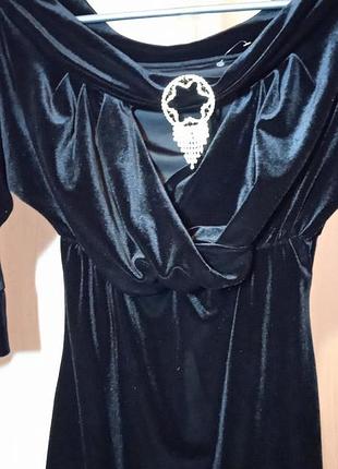 Платье бархатное 3