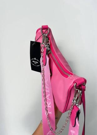 Женская сумка re-edition mini pink7 фото