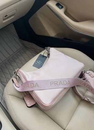 Женская сумка re-edition light pink9 фото