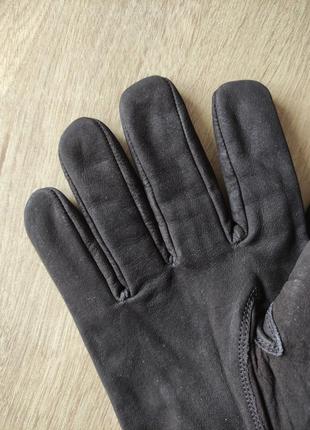 Стильні чоловічі шкіряні замшеві рукавички atrium, германія, р.8,5 (l).3 фото