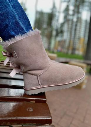 Жіночі ugg bailey bow pink / smb