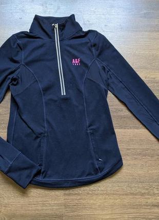 Кофта спортивна для залу бігу тренувань abercrombie & fitch термокофта