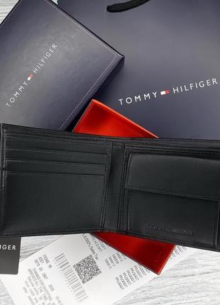 Чоловічий брендовий гаманець tommy hilfiger lux1 фото