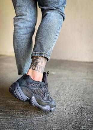 Кросівки adidas yeezy 500 "utility black"9 фото