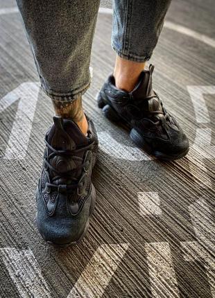 Кросівки adidas yeezy 500 "utility black"8 фото