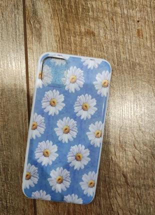 Чехол для iphone 11 pro max з ромашками