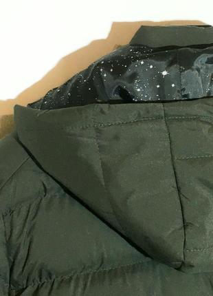 Куртка зимняя мужская цвета хаки4 фото