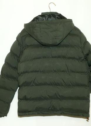 Куртка зимова чоловіча кольору хакі3 фото