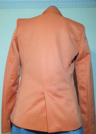 Пиджак жакет оранжевый3 фото