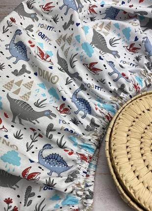 Простирадло на гумці в дитяче ліжечко (120*60 см)