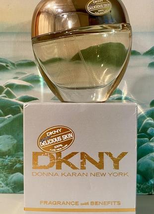 Редкость, лимитка увлажняющая edt dkny golden delicious skin hydrating eau de toilette3 фото