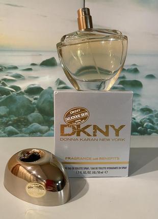 Редкость, лимитка увлажняющая edt dkny golden delicious skin hydrating eau de toilette5 фото