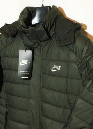 Куртка зимова чоловіча спортивна кольору хакі2 фото