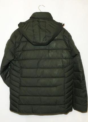 Куртка зимова чоловіча спортивна кольору хакі6 фото