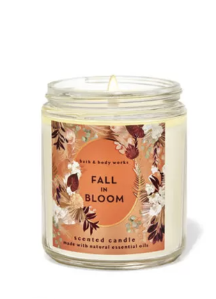 Свічка bath and body works fall in bloom1 фото