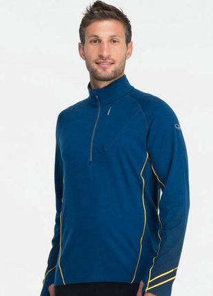 Термофутболка icebreaker drive ls half men zip