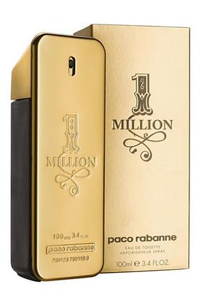 Мужская туалетная вода paco rabanne 1 million /пако рабан 1 миллион / 100 ml