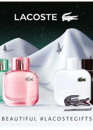 Чоловіча туалетна вода eau de lacoste l.12.12 blanc limited edition / лакосте ел 12.12. бланк білі / 100 ml4 фото