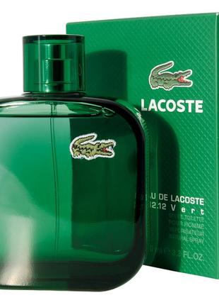 Чоловіча туалетна вода lacoste eau de lacoste l.12.12 vert / лакост ео де лакост л.12.12 верт / 90 ml1 фото