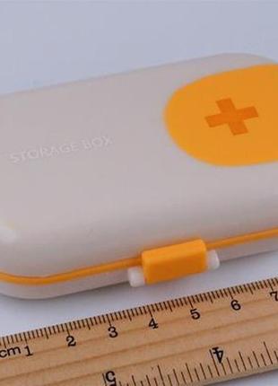 Бокс для таблеток белый (на 6 отсеков) арт. 03287