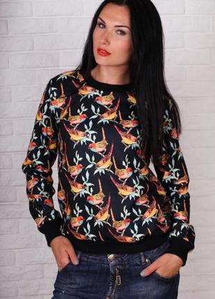 Толстовка на байке хорошего качества кофта свитшот джемпер 42-46