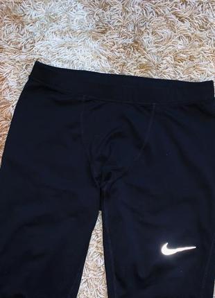 Лосины nike essential tights in black, оригинал2 фото