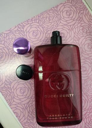 Розпив! оригінал!1мл gucci guilty absolute pour femme5 фото