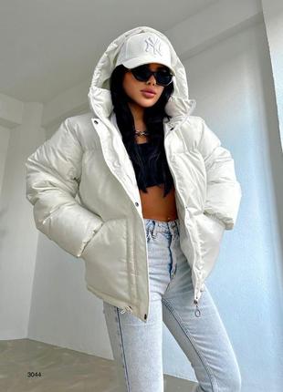 Тепла жіноча зимова куртка до -30⁰с наповнювач силікон6 фото