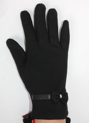 Трикотажные перчатки сенсорные на плюше! размеры разные