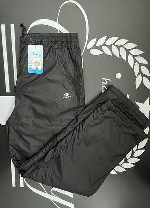 Тёплые большого размера спортивные штаны.